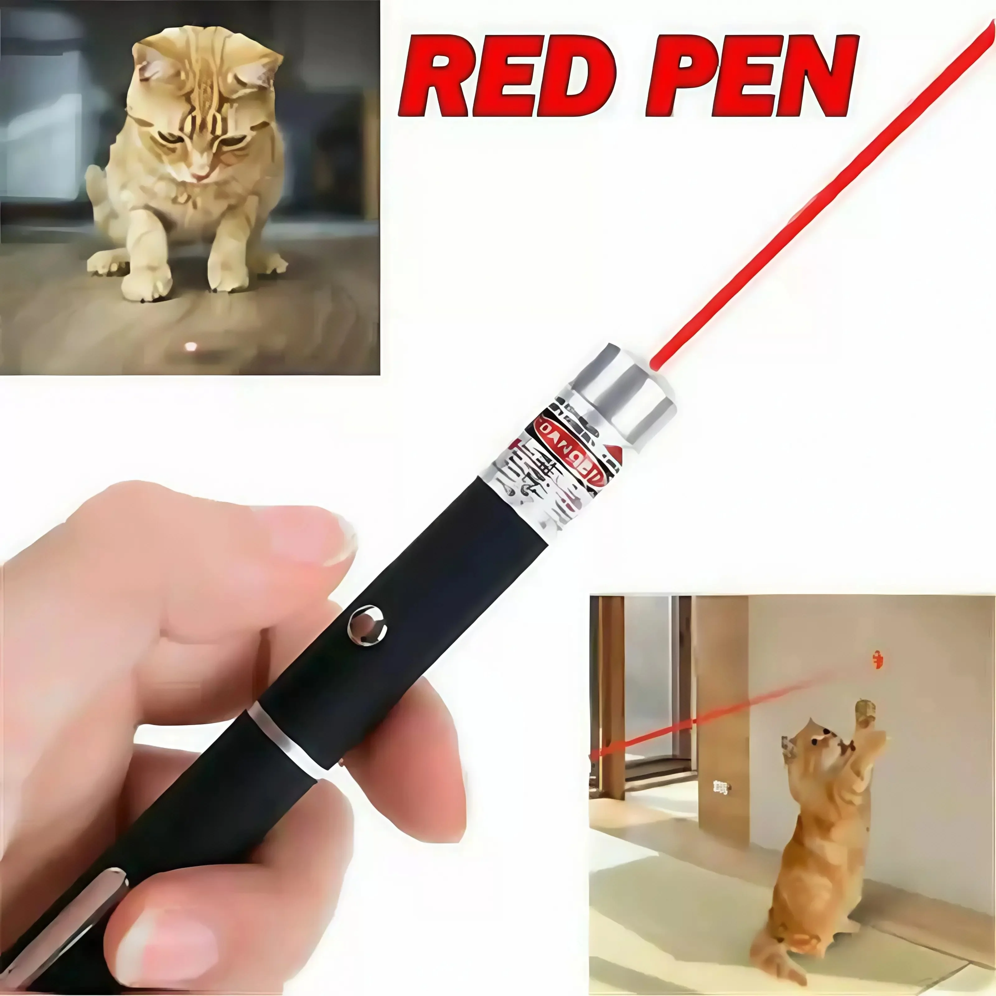 Laser Pointer Presenter - Bolígrafo puntero láser rojo: láser de