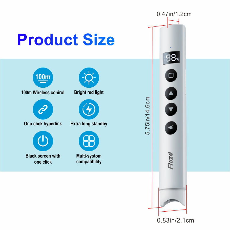 Nuevo presentador inalámbrico, - Laser Pointer Presenter reseña y precio