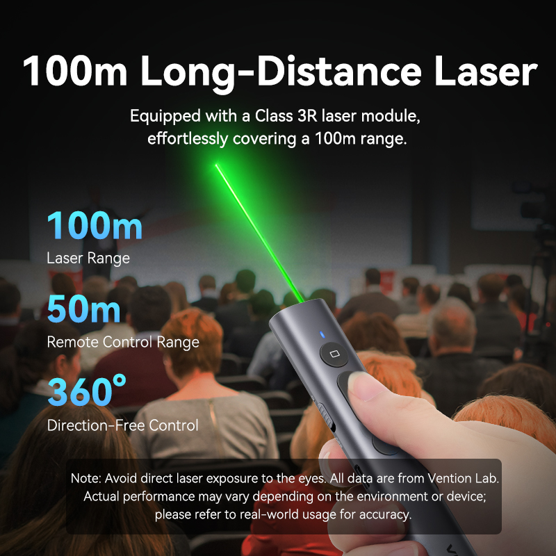 Vention-puntero láser inalámbr - Laser Pointer Presenter reseña y precio
