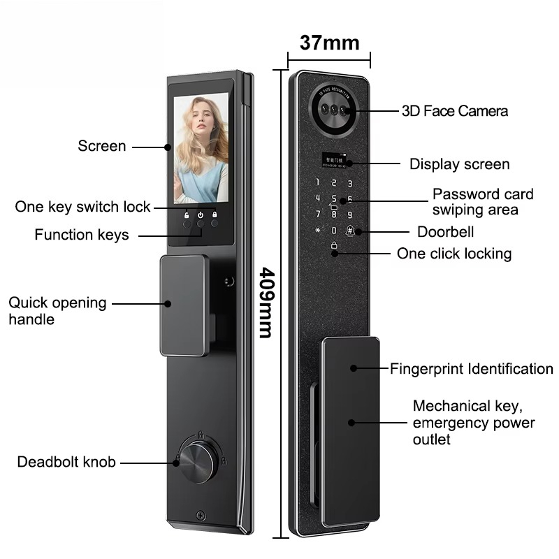 Cerradura de puerta inteligent - Electronics & Tech Gadgets reseña y precio