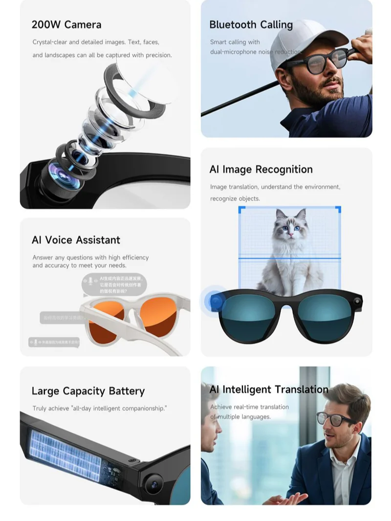 Gafas Inteligentes Lenovo con  - Smart Glasses Ar reseña y precio
