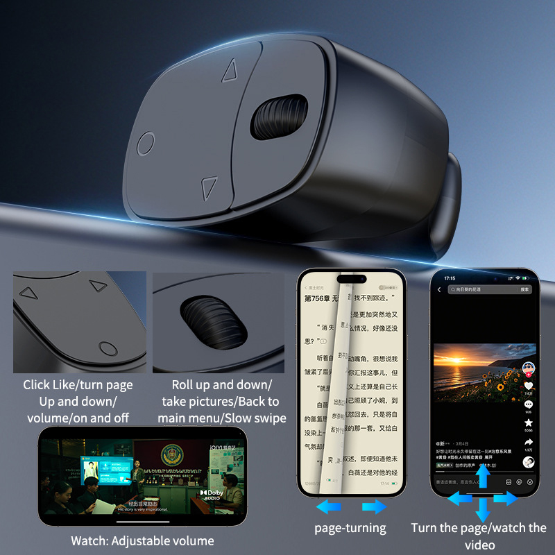 Anillo inalámbrico con Bluetoo - Electronics Gadgets For Home reseña y precio