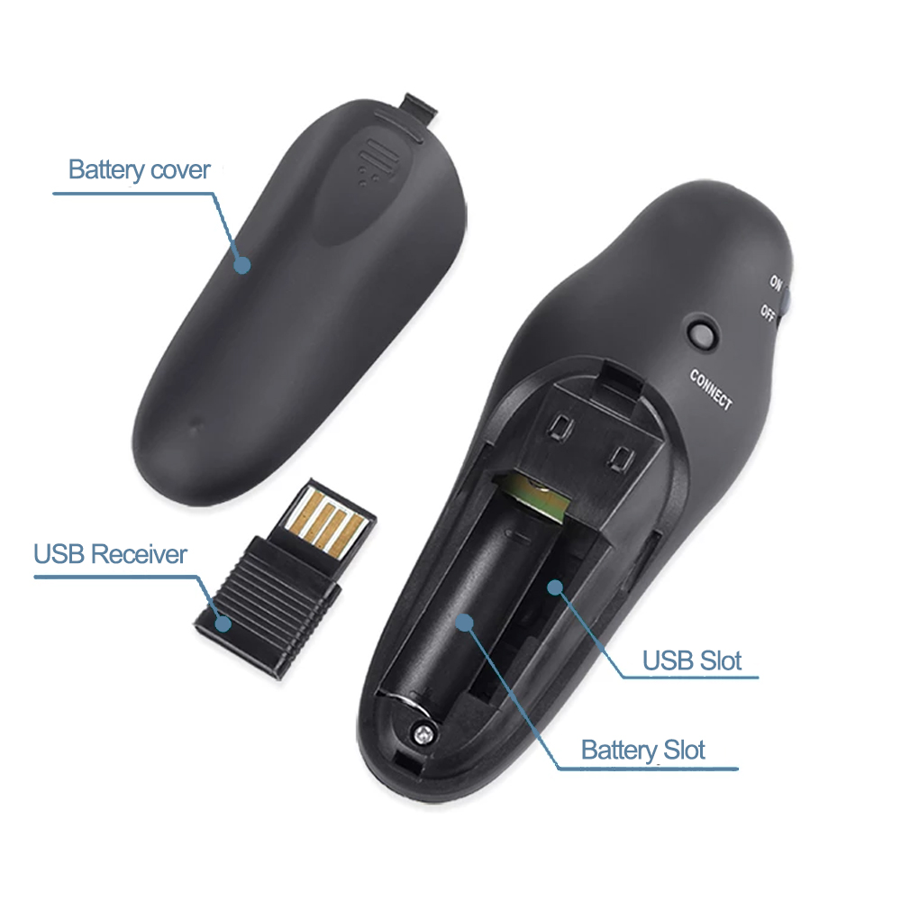 Presentación Powerpoint USB in - Laser Pointer Presenter reseña y precio