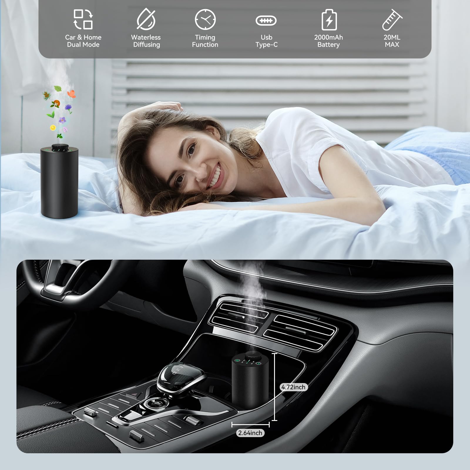 Difusor de aceites esenciales  - Electronics Gadgets For Home reseña y precio